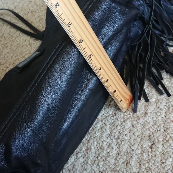 Prada Glace Calf Black Etiquette Fringe Leather tote bag - Picture 9 of 16